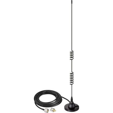Antenne VHF UHF Mobile Bibande 136-174/400-460 MHz Mâle PL259 (1/5)