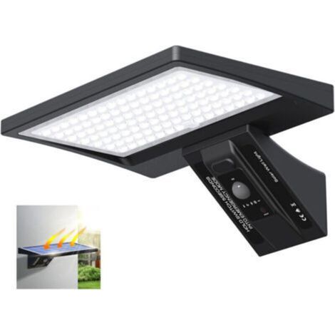 Lampe solaire extérieure pour animaux de compagnie 5200mAh, 1200lm, 104 LED, avec capteur de mouvement 150°, IP65, projecteur de sécurité LED, éclairage mural extérieur. (1/4)