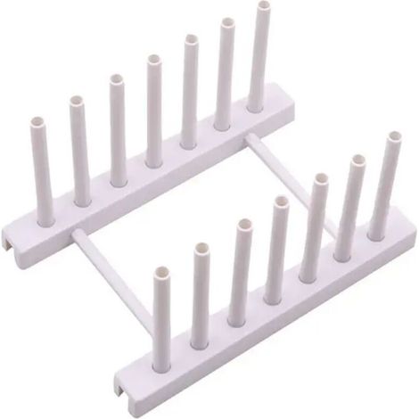 Organisateur de cuisine Pot couvercle support en acier inoxydable porte-cuillère Pot couvercle étagère cuisson plat support casserole couverture support accessoires de cuisine blanc (1/4)