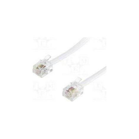Câble téléphonique Rj11 6p4c 2meter Color Blanco Tel-rj11-wh/02