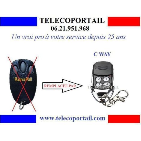 TELECOMMANDE COMPATIBLE WAYNE DALTON PUSH PULL MODELE 94335E ( VOIR PHOTO)