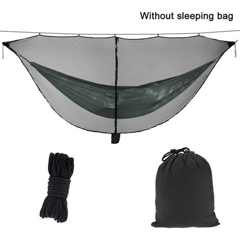 Filiyano – sac imperméable et cordon – Hamac moustiquaire avec sac imperméable et cordon élastique, compatible avec tous les hamacs de camping (1/5)