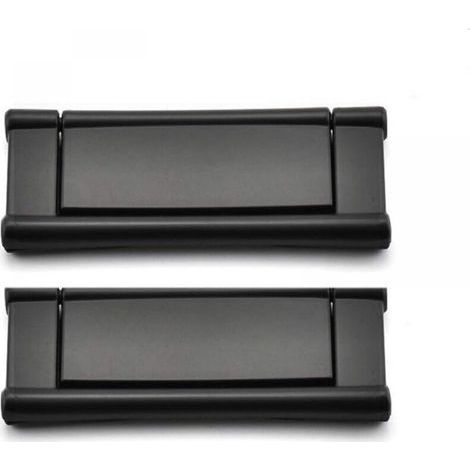 Poignee de Meuble Cuisine, 64mm Poignées Invisibles pour Armoires de Cuisine, Tiroirs - Alliage de Zinc - Noir Mat - 2 pcs (1/4)