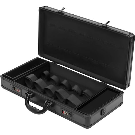 Boîte à outils de barbier portable, grande capacité de stockage, design léger et ergonomique (1/2)