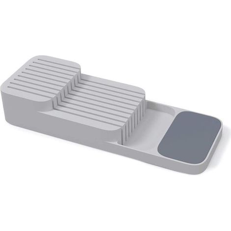 Bloc à couteaux et à découper, organiseur de tiroir à couteaux de cuisine, porte-couteaux à double couche (1/5)