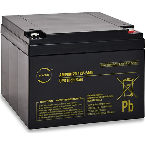 NX - Batterie onduleur (UPS) NX 24-12 UPS High Rate 12V 24Ah M5-F