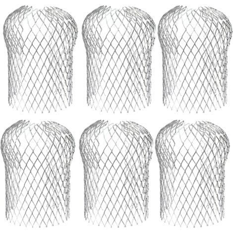 6er-Pack Dachrinnen-Laubfangkörbe aus Aluminium, Flexible und langlebige Dachrinnenfilter für Hausdachvorsprung Fallrohr gegen Blätter (1/5)