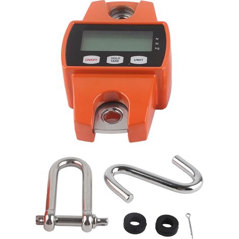 Portable LCD Digital Electronic Mini Hanging Weighting Scale 300kg with Hook (1/5)