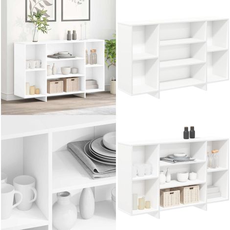 Buffet blanc 120x30x75 cm bois d'ingénierie - buffet - buffets - Home & Living (1/5)