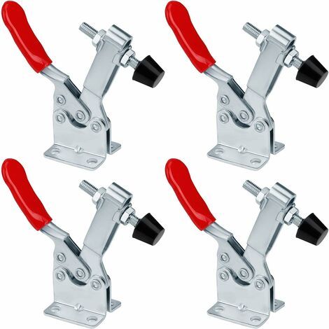 Pince à Genouillère Serrage Outil à Main Capacité de Maintien Environ 90 Kg Desserrage Rapide Antidérapant GH-201-B 4pcs (1/5)