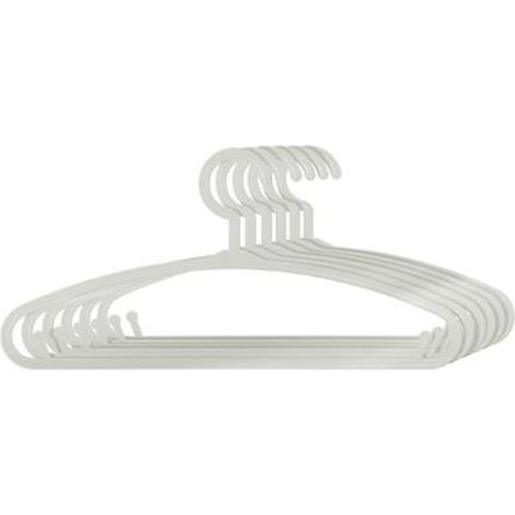 Lot de 6 Cintres pour Enfant Basique 28cm Gris