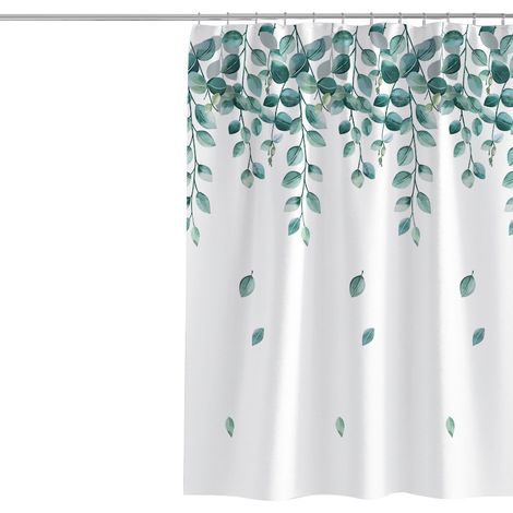 Rideau de Douche simple mignon,200x180cm en Polyester, Lavable en Machine,Rideau Baignoire pour Salle de Bain (1/5)
