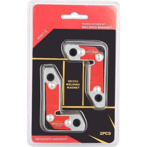 Imán de soldadura WM7-S. Potente imán de NdFeB, ángulo ajustable 30°/60°/90°, soporte magnético para soldadura, soporte de montaje para imán de soldadura. (1/5)