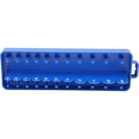 Étui de rangement en polypropylène pour douilles 1/4 po, insert pour support de rail de rangée, outil de réparation (1/5)