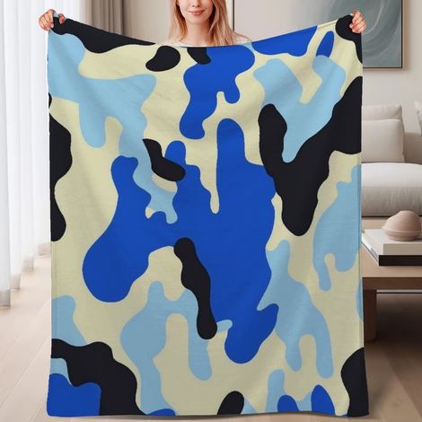 Couverture de lit en polaire, microfibre douce et confortable légères toutes saisons, décoration de chambre, cadeau idéal pour femmes et hommes, 6080 pouces (1/4)