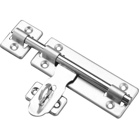 Verrou de box type  avec poignée plate et gâche fixée – acier zingué – boulon Ø 14 mm x 190 mm – Marque