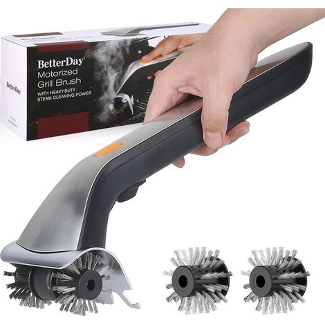 Brosse électrique pour barbecue, brosses automatiques pour le nettoyage du barbecue, brosse vapeur pour barbecue extérieur, cadeaux originaux pour les passionnés de grillades-AquaForge (1/5)