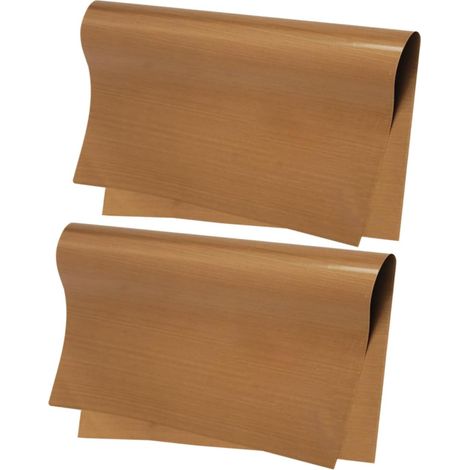 NUOBESTY 2 feuilles Tapis Cuisson Réutilisable Double Face Lisse Tapis Anti-adhésif Résistant Haute Température pour Four et Moule à Gâteau Pâtisserie et Cuisine Professionnelle'-'-