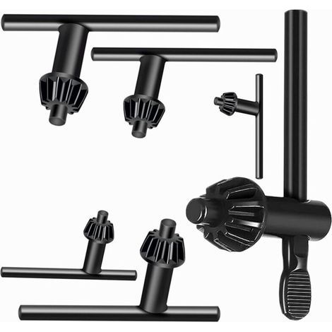 Clé Mandrin de Perceuse,6pcs Clé Universelle pour Mandrin de Perceuse à Pression pour Outil de Serrage de Perceuse électrique (20mm/10mm/13mm/16mm/4mm/6mm), (1/5)