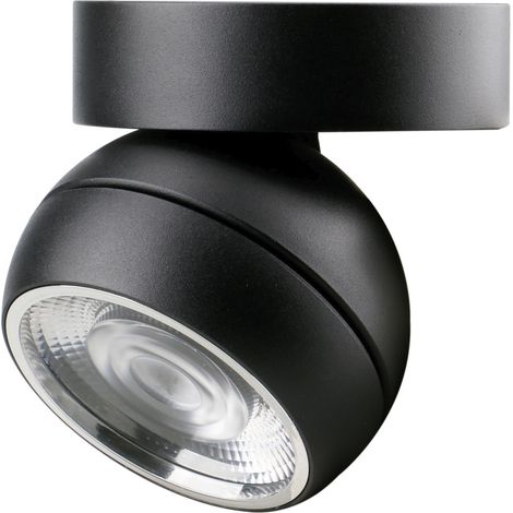 Montage en surface tilt UKU4 Corte de fase L,C LED COB 7W 881lm(783lm)/913lm(772lm)/954lm(775lm) CRI90 2700K/3000K/4000K 10º Noir