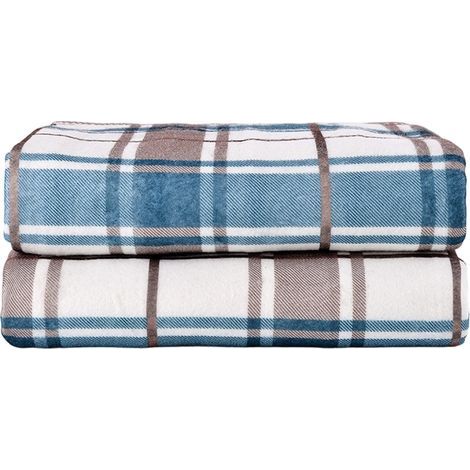 Surmatelas électrique - Sous-couverture thermique 150 x 70 cm (4,9 x 2,3 pi), 2 niveaux de température (77 °F à 122 °F) avec protection contre la surchauffe (1/5)