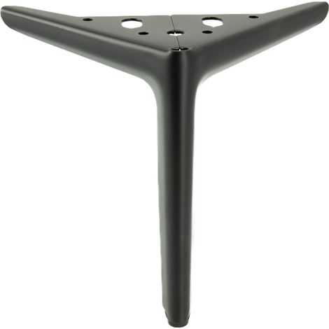 Pied de meuble élégant Anchor, noir mat, hauteur 18 cm (1/5)