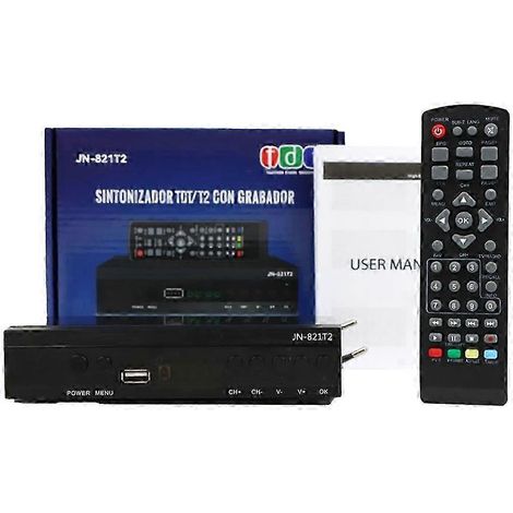 DVB T2 Hevc/H265 AC3 10Bit Code Digital Decorder TDT Tuner EU Plug Remote Control (1/5)