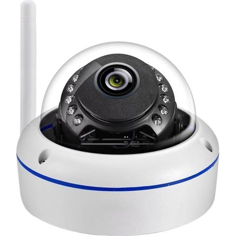 Caméra de sécurité IP WiFi Tuya Smart Life 5MP, dôme sans Fil étanche avec détection Humaine, caméra de vidéosurveillance CCTV(5MP Add 64G Card) (1/5)