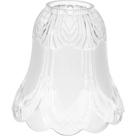 Lámpara de araña con pantalla de cristal decorativa - 1 pieza (1/4)