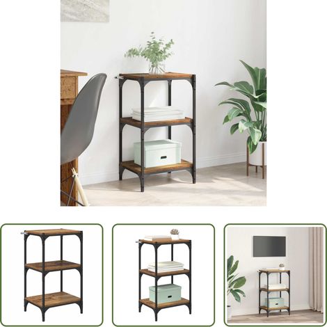 Industriedesign Regal - Bücherregal Altholz 40 x 33 x 70,5 cm Holzwerkstoff (1/5)