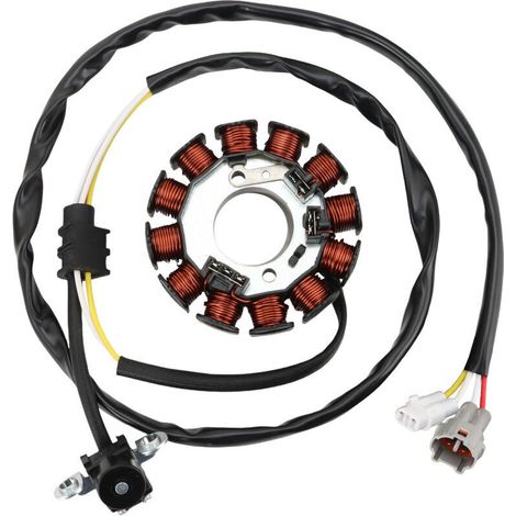 Kompatibel mit dem Magneto-Stator, der Generatorspule und der Zündspule des Yamaha YFZ450 W/X/Y Hochleistungsquads. Original-Teilenummer: 5TG-81410-00-00 (Modelljahre 2004–2009). (1/5)