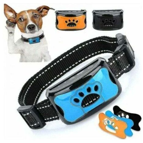 3 In1 Collier anti-aboiement pour chien Dispositif d'aboiement excessif Sûr Inoffensif & Formation anti-aboiements sans cruauté (1/4)