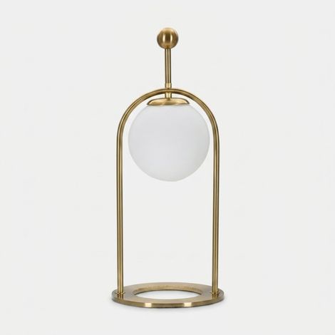 BigBuy GLAMY ARC lámpara de mesa dorada 50 cm (1/5)