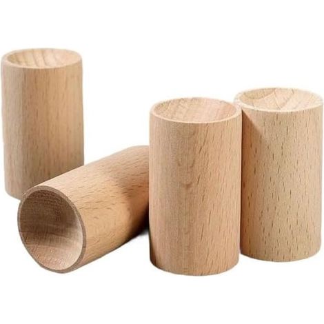 4 piezas，Difusor de madera para aceites esenciales，Difusor de aromaterapia，Ideal para el hogar，25 mm x 25 mm x 45 mm (1/5)