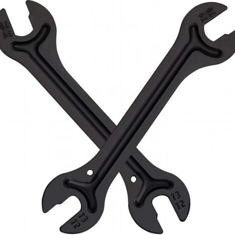 Clé à molette universelle en acier noir double - Outil de réparation pour la maison et le travail (8-22 mm) (1/5)