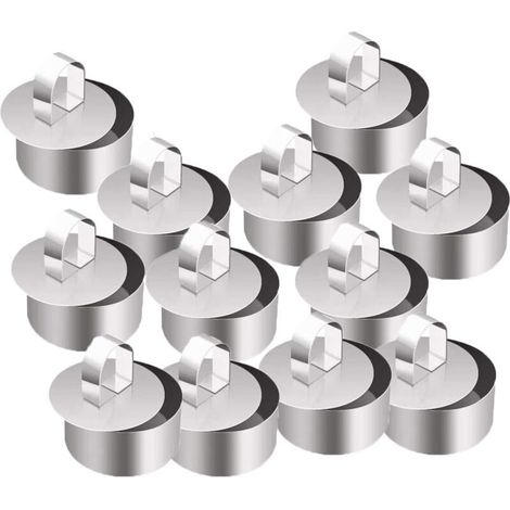 Set of 12 cake rings, mousse cake molds and pastry ring, pastry rings (1/5)