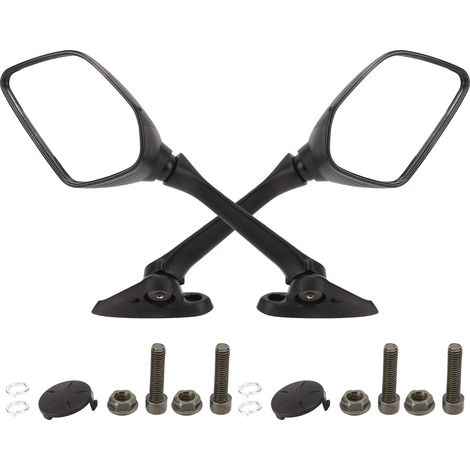 Coppia di specchietti laterali per moto che migliorano la visibilità del pilota per T-MAX YZF-R3 YZF-R25 Tipo 1 (1/5)