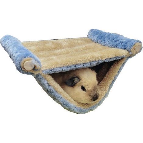 Hamac doux pour petits animaux, lit à cage double couche pour hamsters (1/5)