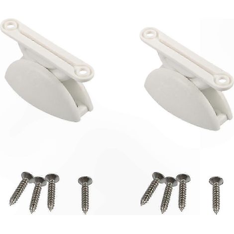 Lot de 2 butées de porte pour camping-car, caravane et fourgon – Kit de fixation accessoire VR, maintenant la porte en position ouverte, matériau robuste, installation facile (1/4)