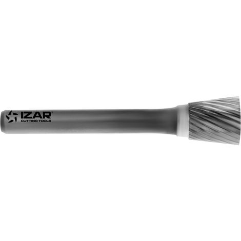 Fresa Rotativa Metal Duro Tipo N Cono Invertido - 9252 - 03,00X03,00 mm Dent.3 IZAR (1/3)
