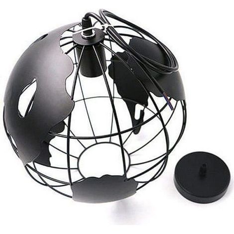Plafonnier Suspendu - Lampe À LED En Forme De Globe - Pour Salle À Manger Couloir Cuisine Bar Café - 20 x 20 x 20 cm - 1 Pièce (1/3)
