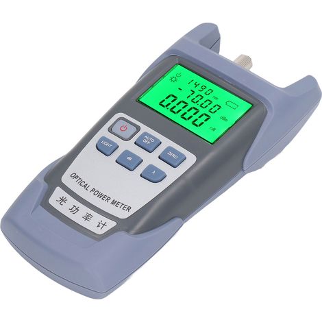 Testeur de fibre optique 7 longueurs d'onde, compteur de puissance optique avec interface 2,5mm standard, localisateur de défauts visuel pour câble, outil de mesure réseau. (1/5)