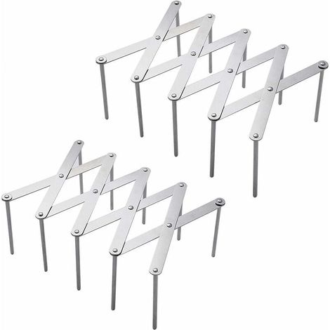 Support de couvercle en réglable pour le rangement des couvercles casseroles et verres lot de 2 Acier inoxydable Acier (1/4)