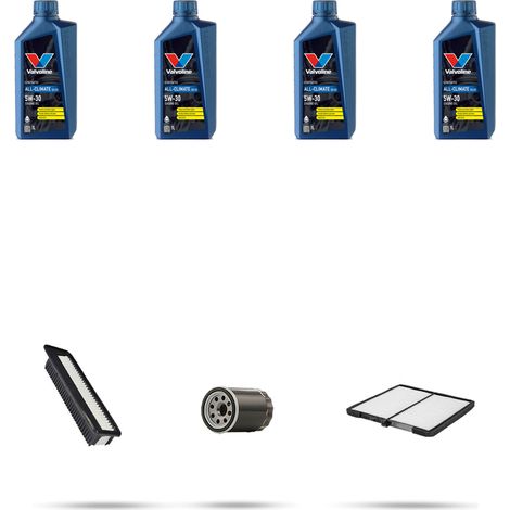 Kit tagliando 3 FILTRI e 4L OLIO compatibile con Hyundai i10 1.2 57kw dal 2008 (1/5)