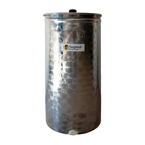 Maturatore miele inox alimentare 50, 100, 200, 400, 1000 kg rubinetto 40 mm - 200 Kg