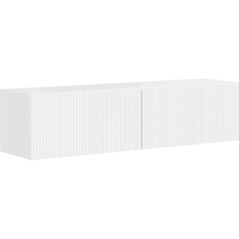 Maison Exclusive - Mobile TV da parete 2 pcs Bianco Lucido 60 x 31 x 29,5 cm (1/5)