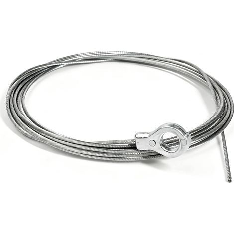 Câble Acier pour Embrayage Accélérateur Gaz - Ø1,5mm x 2.5m avec Embout Œillet Ø7mm - Réparation Universelle pour Tondeuse, Débroussailleuse, Motoculteur (1/5)