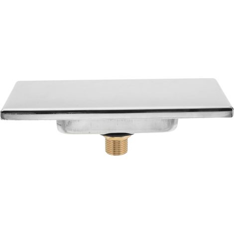 Buse de Fontaine Cascade Murale en Acier Inoxydable 304, Sortie Rectangulaire Compacte pour Spa et Bassin de Jardin, Débit d'eau Naturel Silencieux, Accessoire Multifonction