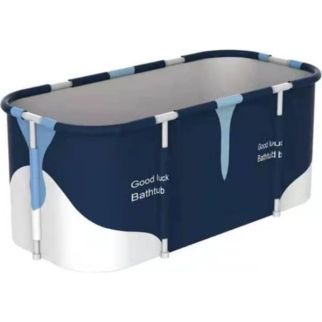 Baignoire portable pliable, grande baignoire pour adultes, baignoire familiale SPA, baignoire-douche, bain chaud, baignoire de glace pour enfants et adultes (61 140 51 cm) (1/5)