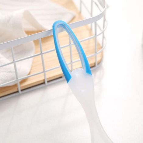 Lot de 2 grattoirs de douche, grattoirs pour vitres de salle de bain, grattoirs pour vitres de miroir de douche en plastique, miroir (1/5)